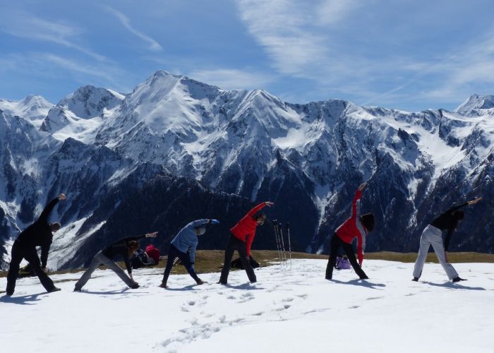 stage montagne yoga raquettes - 1