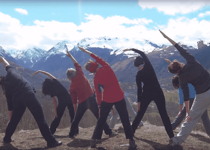 stage yoga Pyrénées avril 2016 - 1